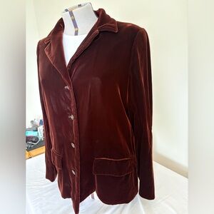Calvin Klein Velvet Blazer